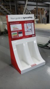 Toyota tyre display